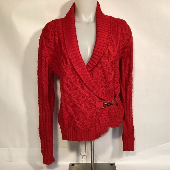 Shawl Collar Cardigan Sweater by Lauren Ralph Lauren Womens size medium - Picture 1 of 10
